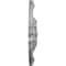 Ekena Millwork Hamilton Ceiling Medallion (Canopies up to 3 3/4"), 17 3/8"OD x 1 3/4"P, Ultra Pure White Crackle CM17HAUWC - alternate 4